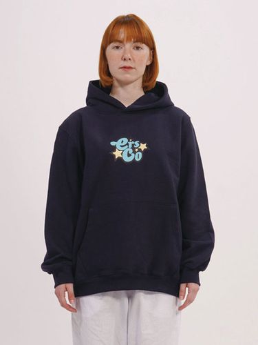 Star Logo Graphic Hoodie_Navy - ersco - Modalova