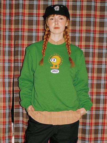 Magma Character Sweatshirt_Green - ersco - Modalova