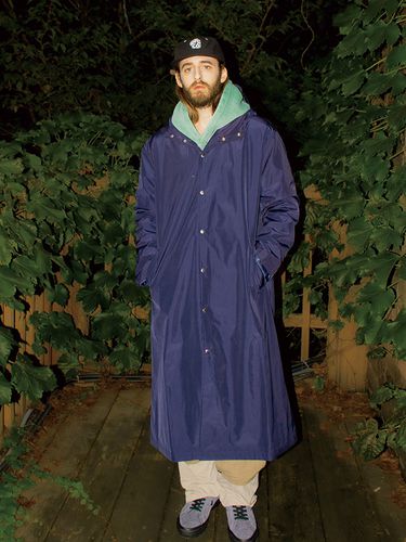 Waterproof Rain Coat_Navy - ersco - Modalova