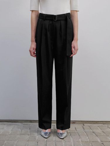 Tailor Belt Slacks_BLACK - ONE - Modalova