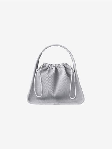 String Hobo Bag_Silver - BASIKA - Modalova