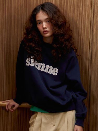 Sienne Lace Sweatshirts (Navy) - sienne - Modalova