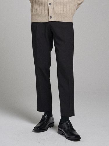 Semi-Wide Hidden Band Pant - Black - Analogmood - Modalova