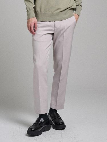 Semi-Wide Hidden Band Pant - Gray - Analogmood - Modalova