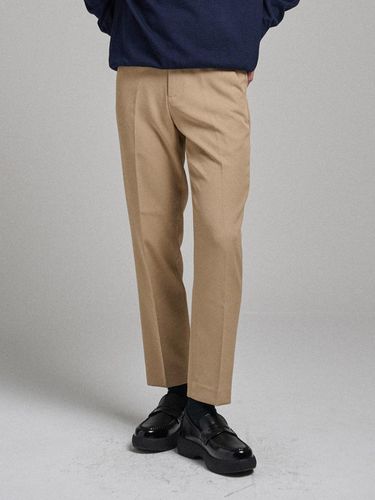 Semi-Wide Hidden Band Pant - Brown - Analogmood - Modalova