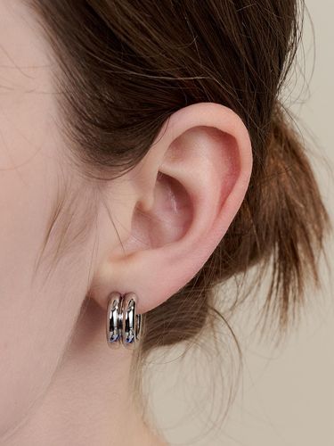 Double Chubby Hoop Earring - Hei - Modalova