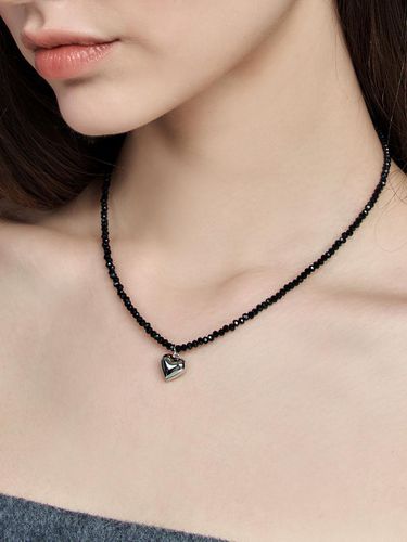 Crystal Heart Necklace - Hei - Modalova