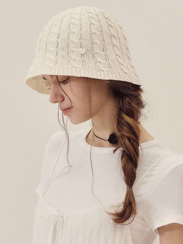 Casual Cable Bucket Hat - Marchen - Modalova