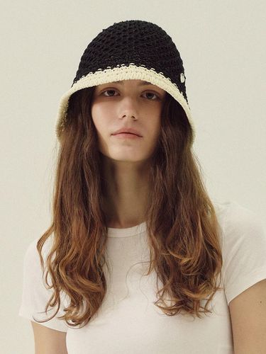 Mellow Crochet Bucket Hat - Marchen - Modalova