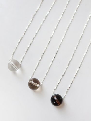 Silver The Quartz Necklace - August Harmony - Modalova