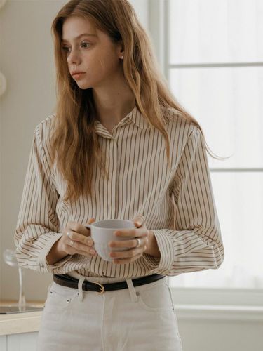 Emme Round Collar Shirt - Stripes - AS IF - Modalova