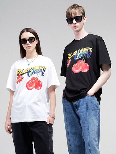 EL Planet Cherry Oversized T-shirt_2colors - elimeno - Modalova