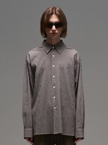 Garment Dyed Check Shirt - murra aer - Modalova