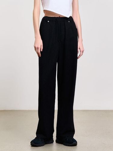 Textured Banding Pants_Black - GENERAL IDEA - Modalova