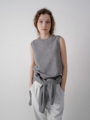 Emitt U-Neck Wool Slipover_Gray - NOTHING WRITTEN - Modalova