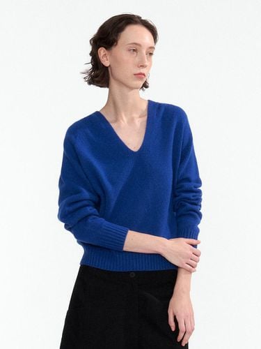 Erin Wool V-Neck Pullover_Royal Blue - NOTHING WRITTEN - Modalova