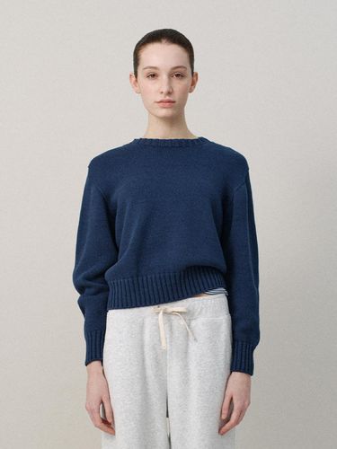 Piya Cotton Wholegarment Knit_Vintage Blue - NOTHING WRITTEN - Modalova