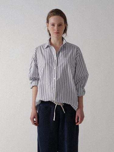 Sunne Stripe Shirt_Blue - NOTHING WRITTEN - Modalova