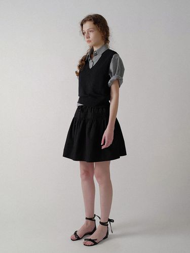 Pou Flare Skirt_Black - NOTHING WRITTEN - Modalova