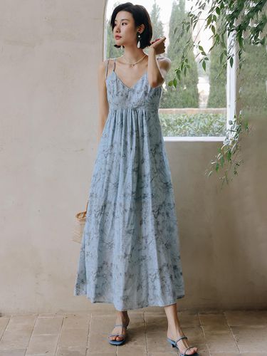 Two Strings Floral Dress - LANGSON - Modalova