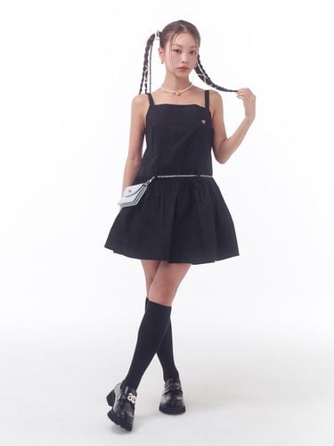 Non Sleeve Shirring Dress_Black - ANOETIC - Modalova