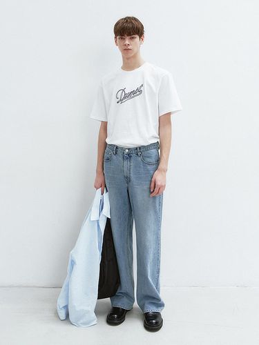 Unisex Chain Logo T-shirt_Off White - Dunst for MEN - Modalova