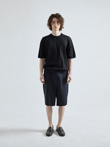 Knit Banding Bermuda Pants_Check - whatever we want - Modalova