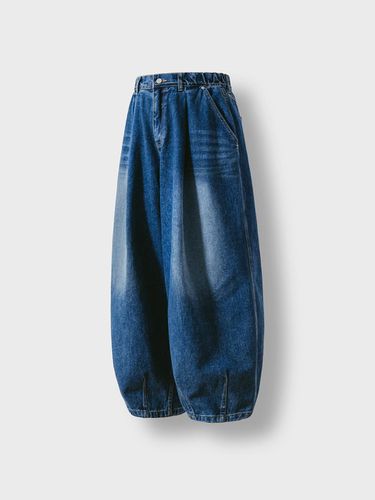 Tin Washed Denim Balloon Pant - ANGLAN - Modalova