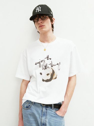 Unisex Panda T-shirt_Off White - Dunst for MEN - Modalova