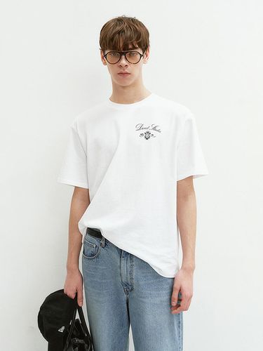 Unisex Arch Logo T-shirt_Off White - Dunst for MEN - Modalova