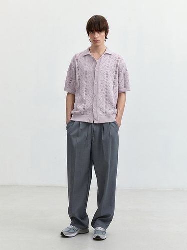 Lounge Wool Slacks_Melange Grey - Dunst for MEN - Modalova