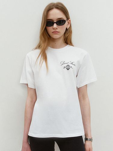 Unisex Arch Logo T-shirt Off White_UDTS4B132OW - Dunst for WOMEN - Modalova