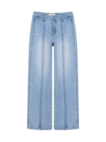 Curved Jeans - Light Blue - RAIVE - Modalova