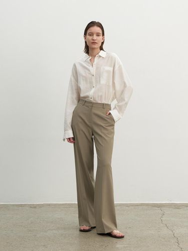 Essential Semi Wide Pants_2 Colors - Atelier Nain - Modalova