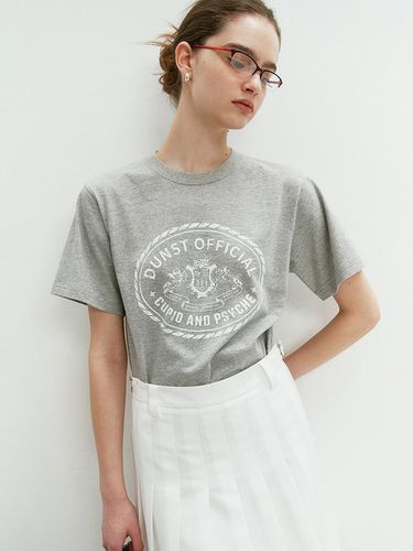 Unisex Cupid Campus T-shirt Melange Grey - Dunst for WOMEN - Modalova