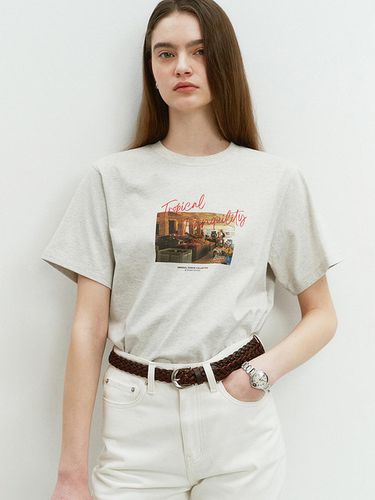 Unisex Summer Photo Print T-shirt - Dunst for WOMEN - Modalova