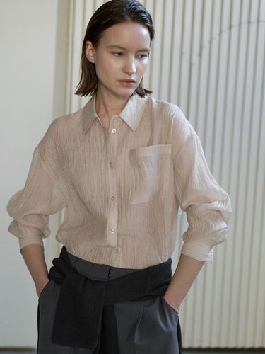 Gent Overfit Sheer Shirt_2 Colors - Atelier Nain - Modalova