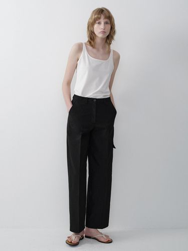 Cargo Wide Cotton Pants_2 Colors - URAGO - Modalova