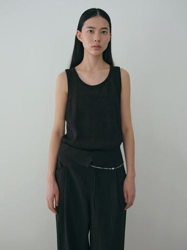 Paper Knit Top (Black) - MOIA - Modalova