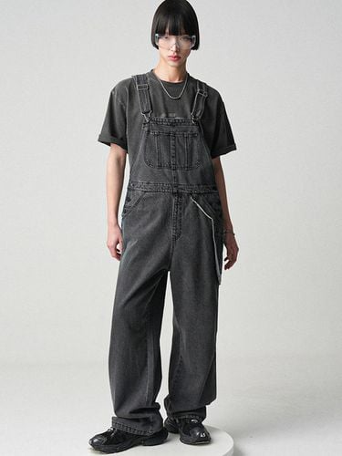 Rupy Overall Wide Pants_Black - AVANDRESS - Modalova