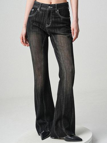 Thin Bootscut Pants WASHING BLACK - AVANDRESS - Modalova