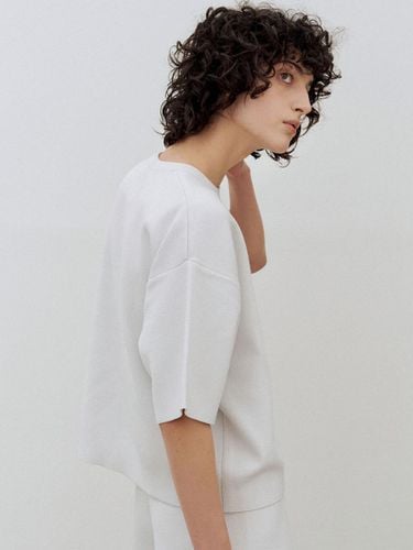 Embroidery Short Sleeve Knit_2 Colors - WHEN WE WILL - Modalova