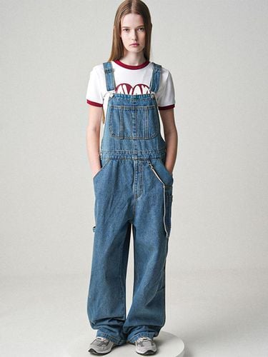 Rupy Overall Wide Pants_Blue - AVANDRESS - Modalova