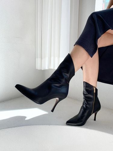 Linda Ankle Boots Heels_Black - ETELIN - Modalova