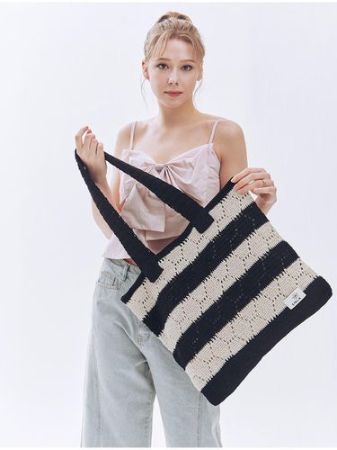 Sunny Knit Shoulder Bag_Black/ - ETELIN - Modalova