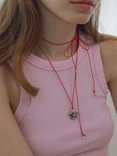 Star Width Red String Necklace - MERRYMOTIVE - Modalova