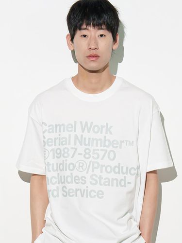 Serial Number T-shirt_White - CAMELWORK - Modalova