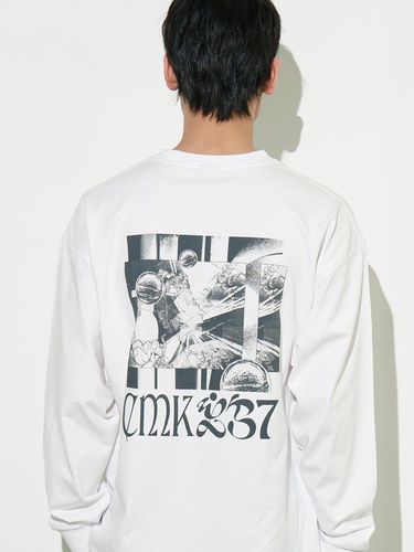 Science Fiction Long Sleeve T-shirt_White - CAMELWORK - Modalova