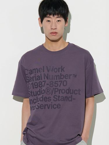 Serial Number T-shirt_Ash Purple - CAMELWORK - Modalova