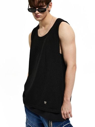 Layered Knit Sleeveless Top_Black - RSSC - Modalova